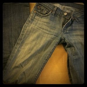 7 for all mankind distressed bootcut